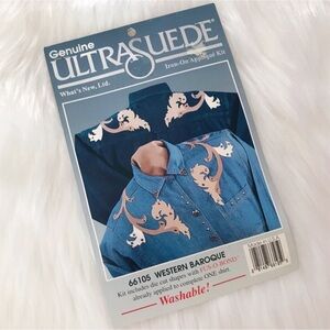 VTG UltraSuede Iron-On Appliqué Kit Western Baroque 66105